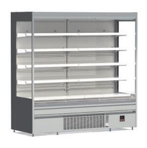 Refrigerador aberto 608L de refrigeração ar 912L 1200L da exposição do exemplo aberto de Front Commercial