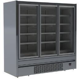 Congelador de vidro ereto da porta de 3 portas para a refrigeração do supermercado para obstruir dentro