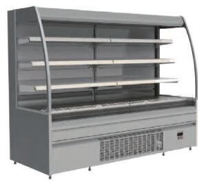 Vitrina refrigerada semi vertical do bolo da vitrina 375L Multidecks do bolo