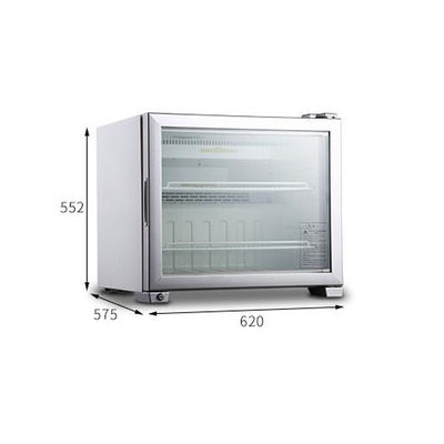 Única porta refrigerando direta do restaurante comercial do congelador do gelado 49L