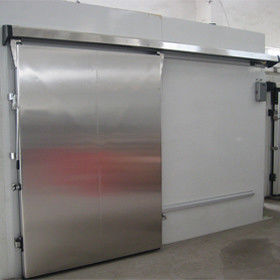Caminhada do armazenamento frio de porta deslizante no refrigerador elétrico e manual