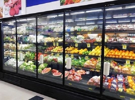 Do refrigerador de vidro de vidro ereto da porta do congelador da porta do supermercado 3/4/5/6 independente das portas