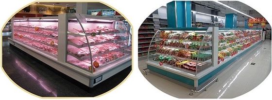 Multidecks Semi-verticais da vitrina do bolo do caso de Grab&amp;Go para a sobremesa do bolo da torta