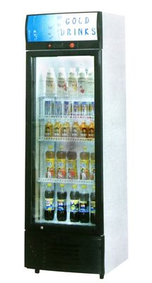 Refrigerador ereto da única porta da bebida de R134a com o ar do dossel de refrigeração