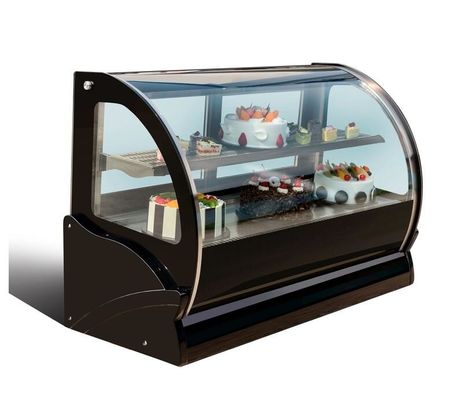 Vitrina Lockable de aço inoxidável do bolo 50 libras de prateleiras de 110V 2