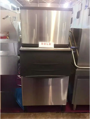 455kg CE semi Crystal Cube Ice Maker Commercial na loja do Sashimi do marisco do chá do leite da barra