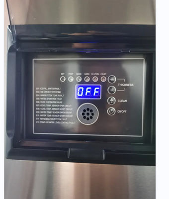 Esterilização UV 900kg/24 316L da grande loja comercial pequena do chá do leite da máquina de gelo