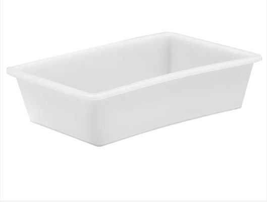 Caixa de armazenamento de brinquedos retangular de plástico para jardim de infância Cesto de supermercado Cesto de triagem de frutas secas