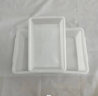 Supermercado De plástico espessado Branco Retangular De armazenamento Caixa de geladeira