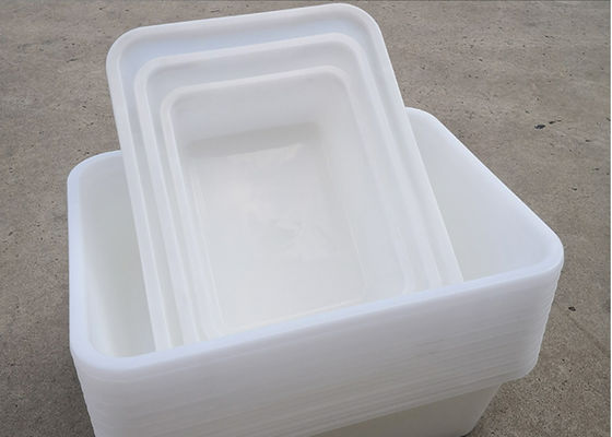 Cesto de plástico espessado Rectangular de armazenamento frio do supermercado