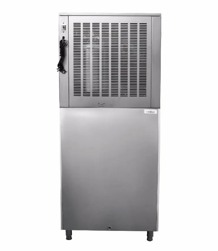 Consumo 300kg/24h fresco da baixa potência da grande quantidade de máquina de gelo do floco de Sk-033 Commerical