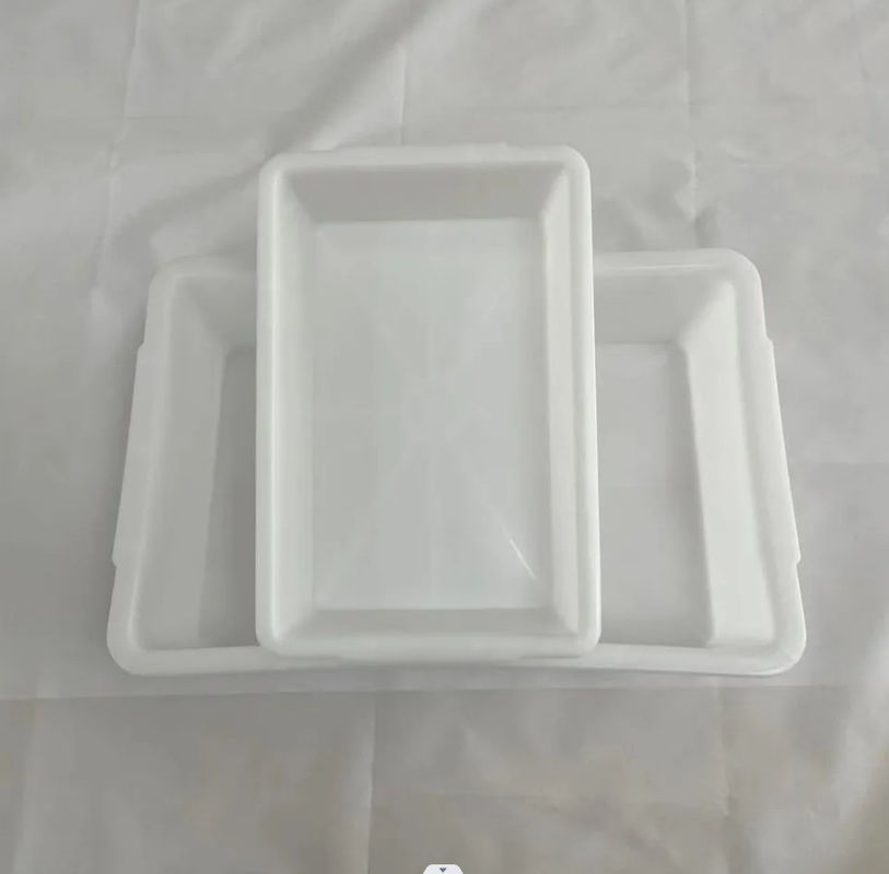 Supermercado De plástico espessado Branco Retangular De armazenamento Caixa de geladeira