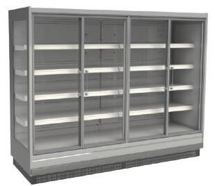 Tipo remoto de vidro ereto do refrigerador R404A da porta - portas 2/3/4/5
