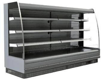 Vitrina refrigerada da padaria do bolo vitrina semi vertical remota