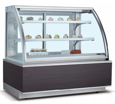 2-8 armário de exposição refrigerado grau 370L do bolo da vitrina da torta 461L 553L
