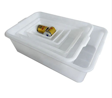 Bacia de borracha de plástico branco espessado Bacia de tartaruga Caixa de bacia de plástico quadrado